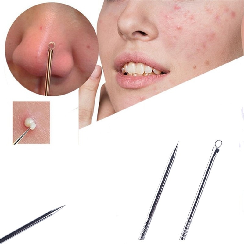 Cây Nặn Mụn 2 Đầu - Que Nặn Mụn Không Gỉ