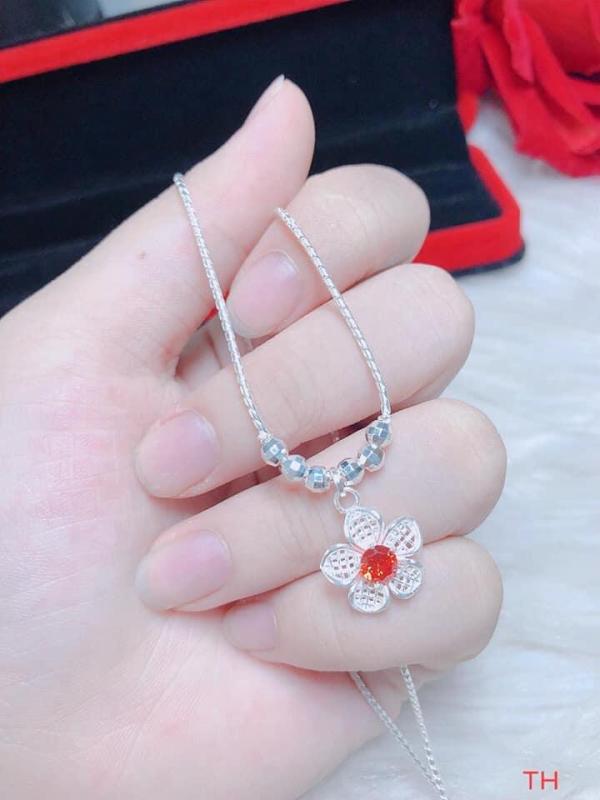 Dây chuyền bạc thật siêu đẹp
