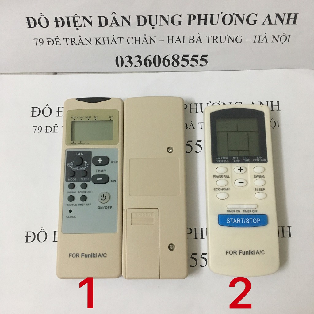 ĐIỀU KHIỂN ĐIỀU HÒA FUNIKI 2 CHIỀU