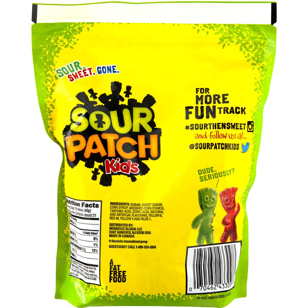 [HCM]Kẹo dẻo Big Sour Patch Kids gói siêu to - 340gram
