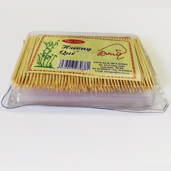 2 hộp tăm nhọn xỉa răng hương quế