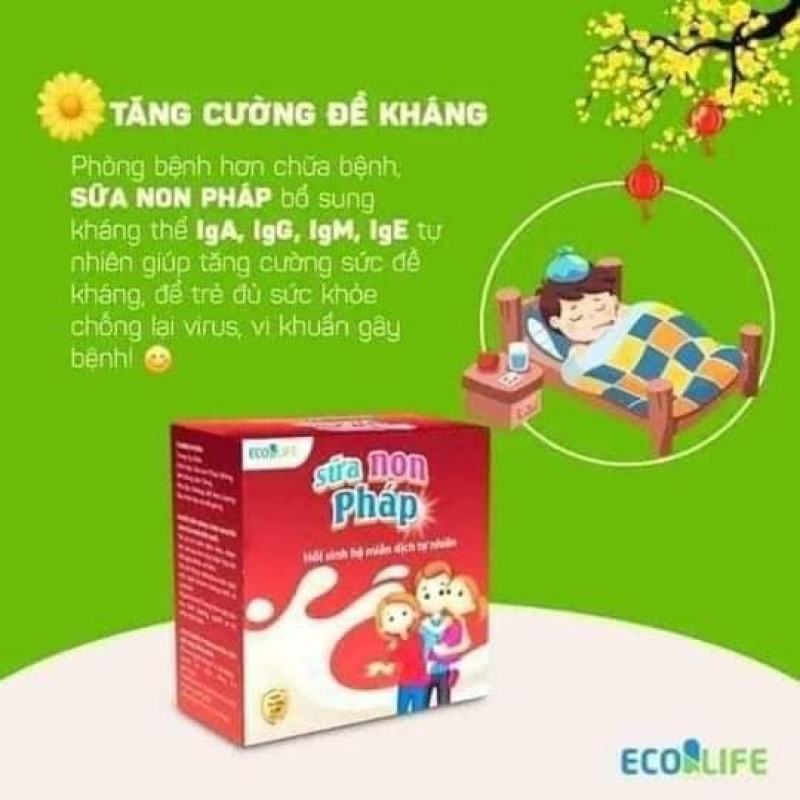 Sữa non Pháp Ecolipe - Cải thiện ăn uống cho trẻ nhỏ,vị thơm ngon,dễ sử dụng