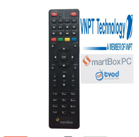 Điều khiển đầu thu SmartBox VNPT giá rẻ