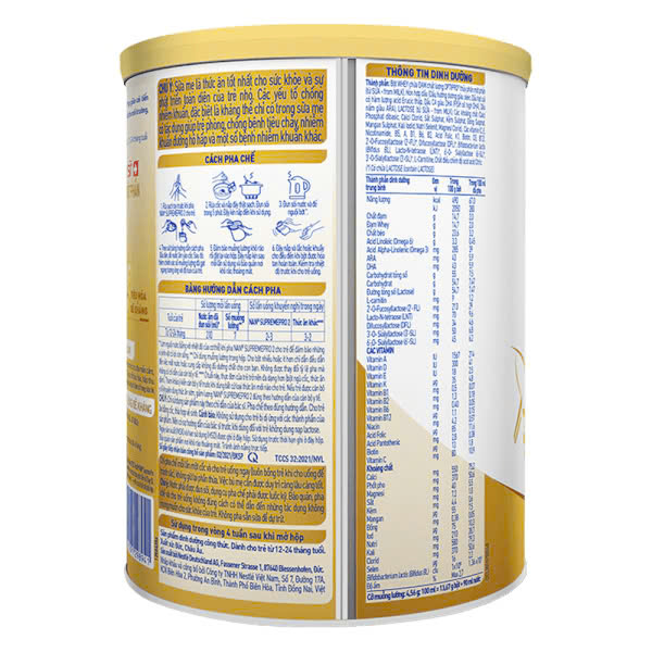 Nan Supreme Pro Swiss Milk Powder No. 2 Can 800g (Random Delivery Model with Green or White Lid)