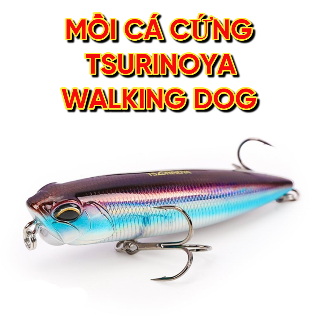 Mồi câu cá tsurinoya walking dog - dw90