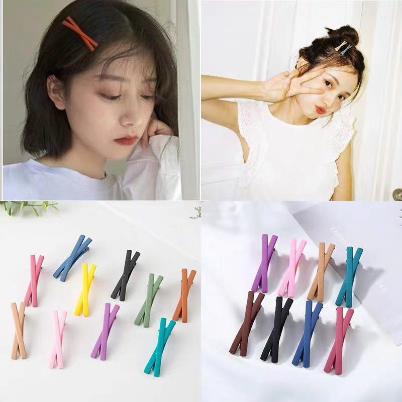 Kẹp tóc chữ X - kẹp tóc màu - kẹp chéo