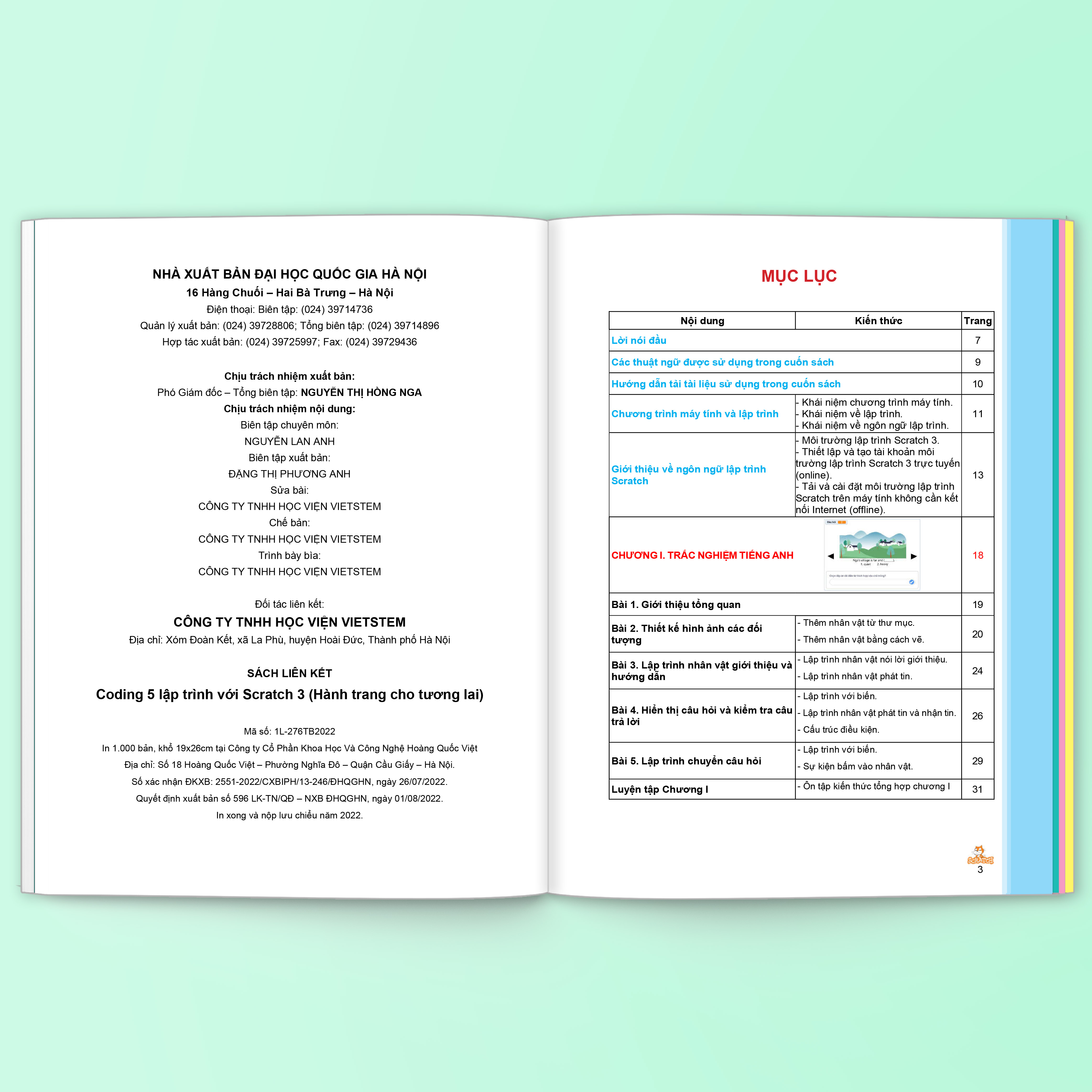 Coding 5 lập trình với Scratch 3 (Dành cho học sinh lớp 5)