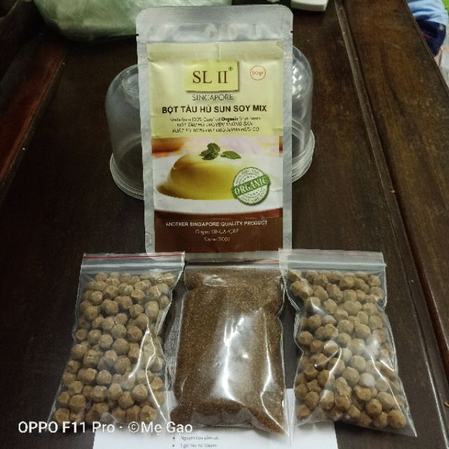 Set Làm Tàu Hũ Trân Châu Đường Đen