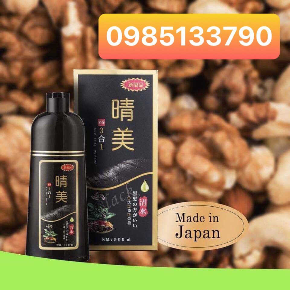 Dầu Gội Thảo Dược Phủ Bạc Tóc KOMI JAPAN