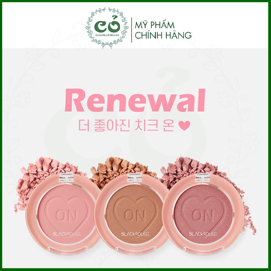 [HCM]Phấn Má Hồng Dạng Nén Black Rouge Cheek On Blusher