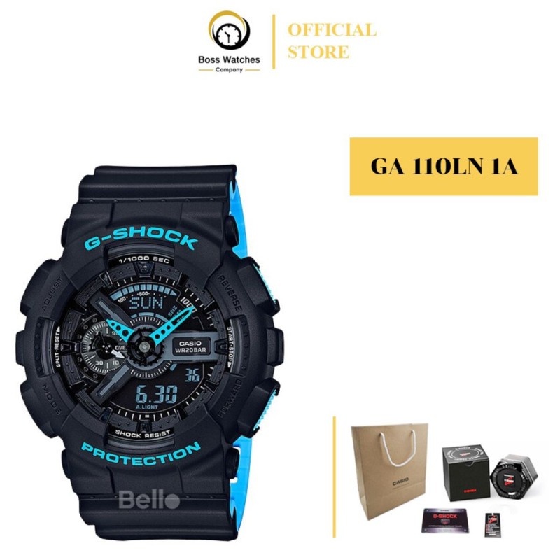 Nơi bán ĐỒNG HỒ NAM CASIO G SHOCK GA 110LN 1A – MÁY QUARTZ – DÂY CAO SU