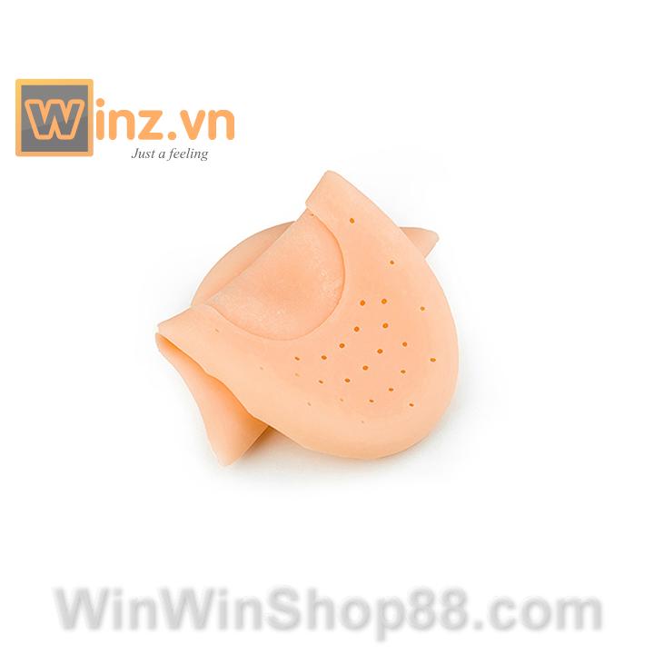 [HCM]Vớ tất silicon nguyên bàn chân (Màu cam)