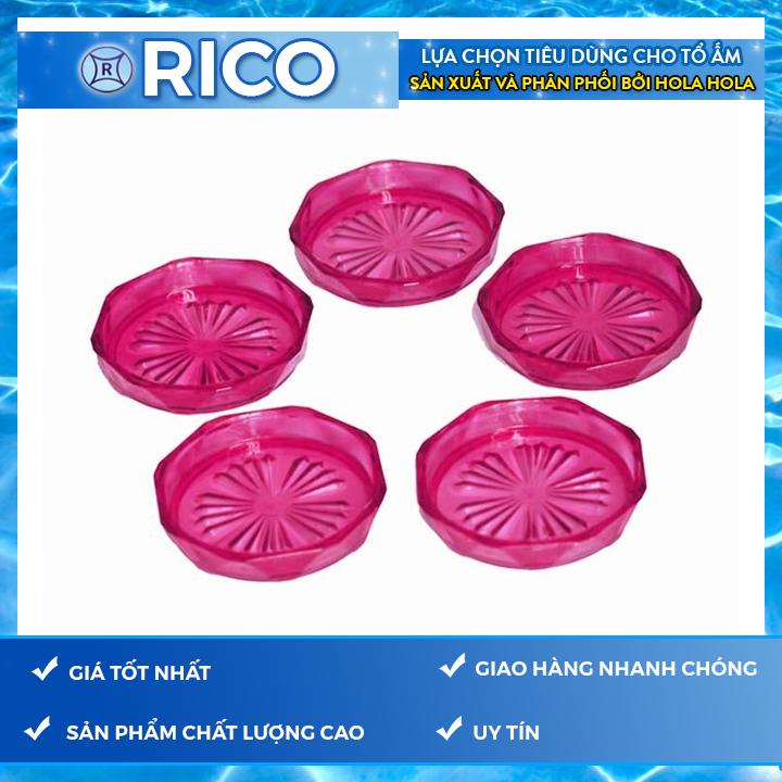 Bộ 5 miếng đế lót ly kim cương Rico