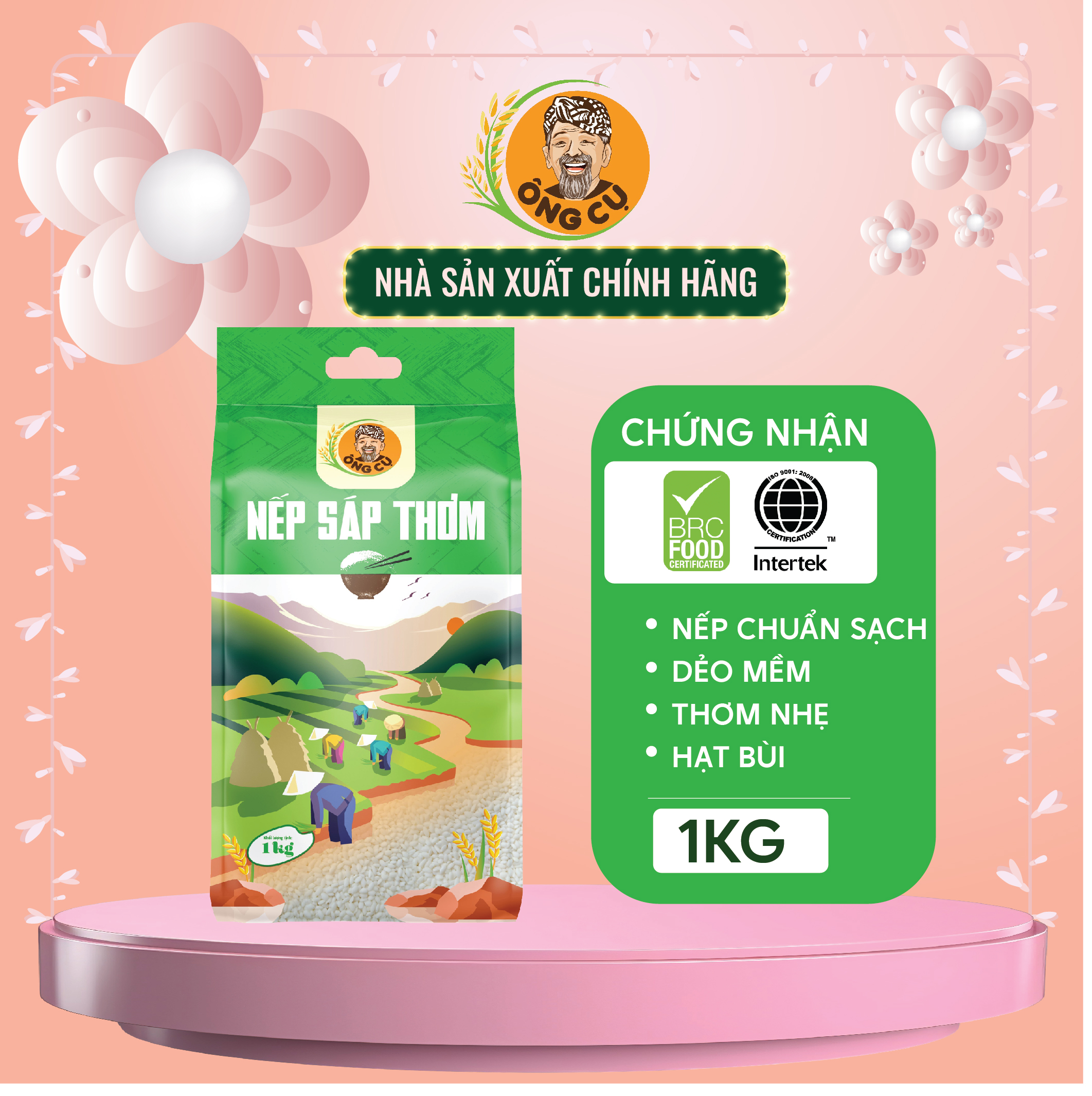 GẠO NẾP SÁP THƠM 1KG