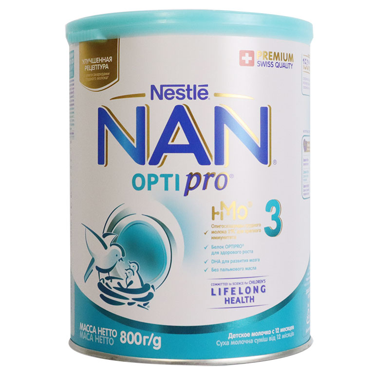 Sữa NAN NGA Số 3 800G (từ 12 tháng trở lên)