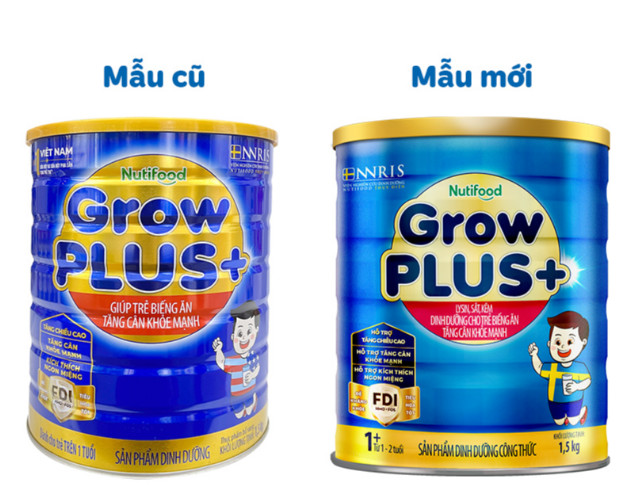 Sữa bột Nuti Grow Plus + 1.5kg (Xanh)