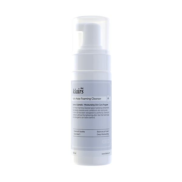 [HCM]Sữa rửa mặt klairs rich moist foaming cleanser cam kết sản phẩm đúng mô tả chất lượng đảm bảo an toàn đến sức khỏe người sử dụng
