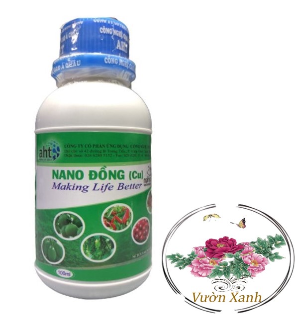 Phân bón vi lượng nano đồng aht - #350a# 100ml
