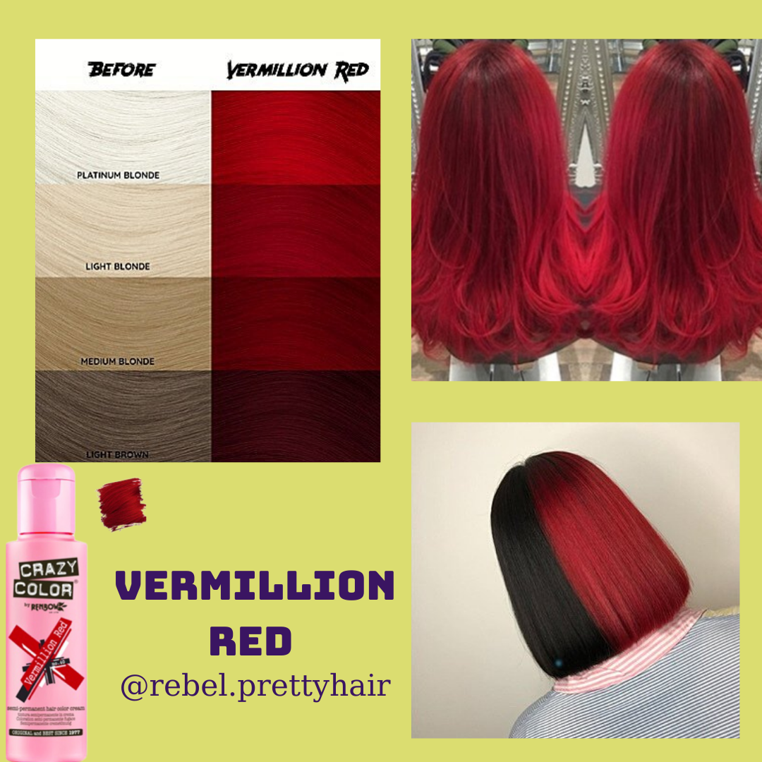Thuốc Nhuộm Tóc Crazy Color Semi-Permanent Hair Dye