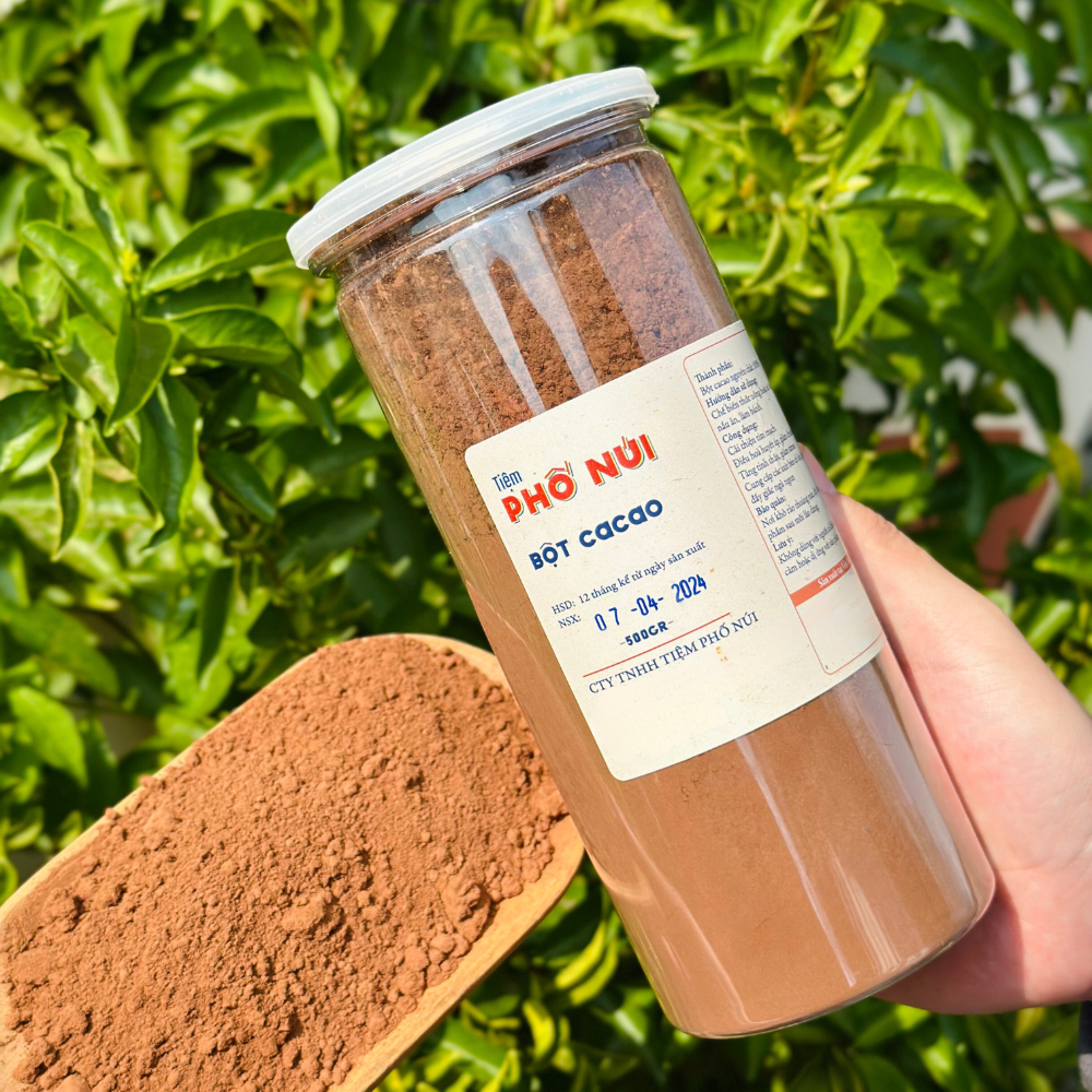 Bột Ca Cao Nguyên Chất Tiệm Phố Núi 400Gram