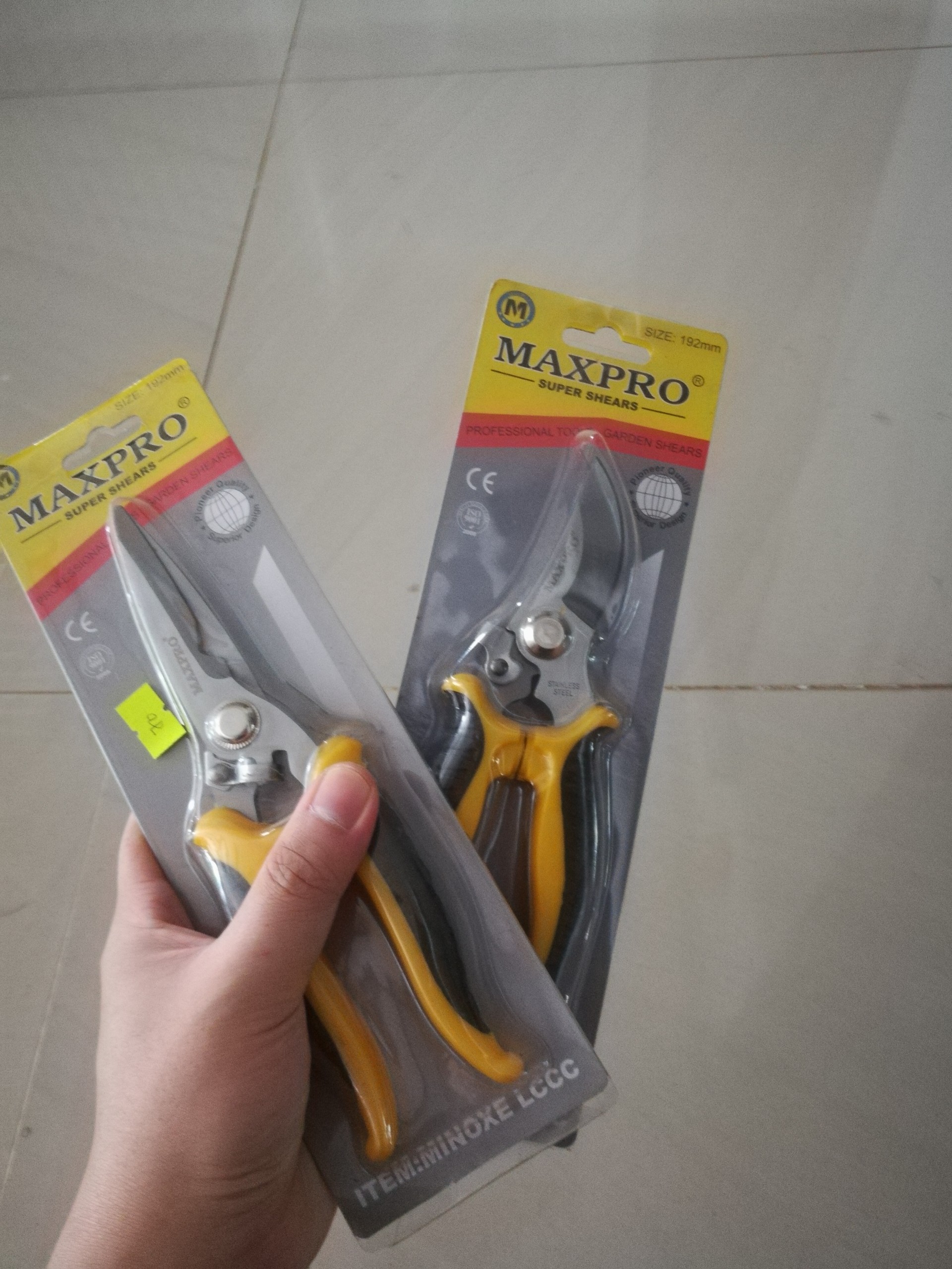 Kéo cắt cành cây thẳng, cong MAXPRO