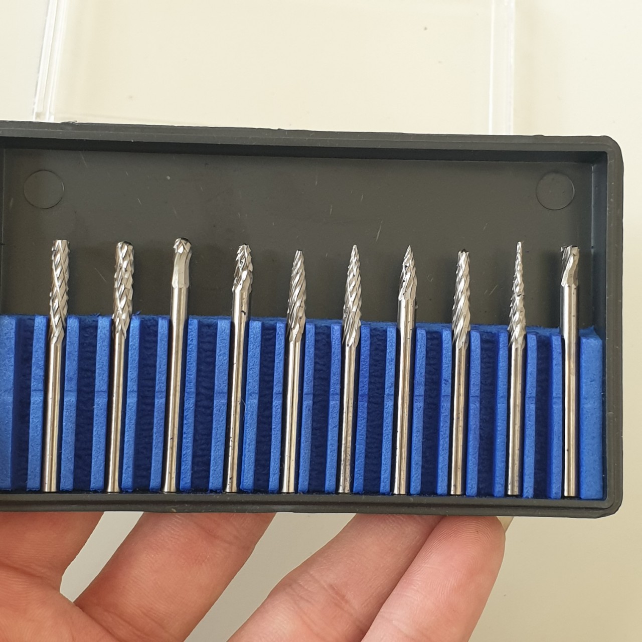 10 mũi mài hợp kim 3x3mm hàng hộp cao cấp - mũi mài gỗ - mũi mài nhưa - mũi mài meca - mũi mài vonfram