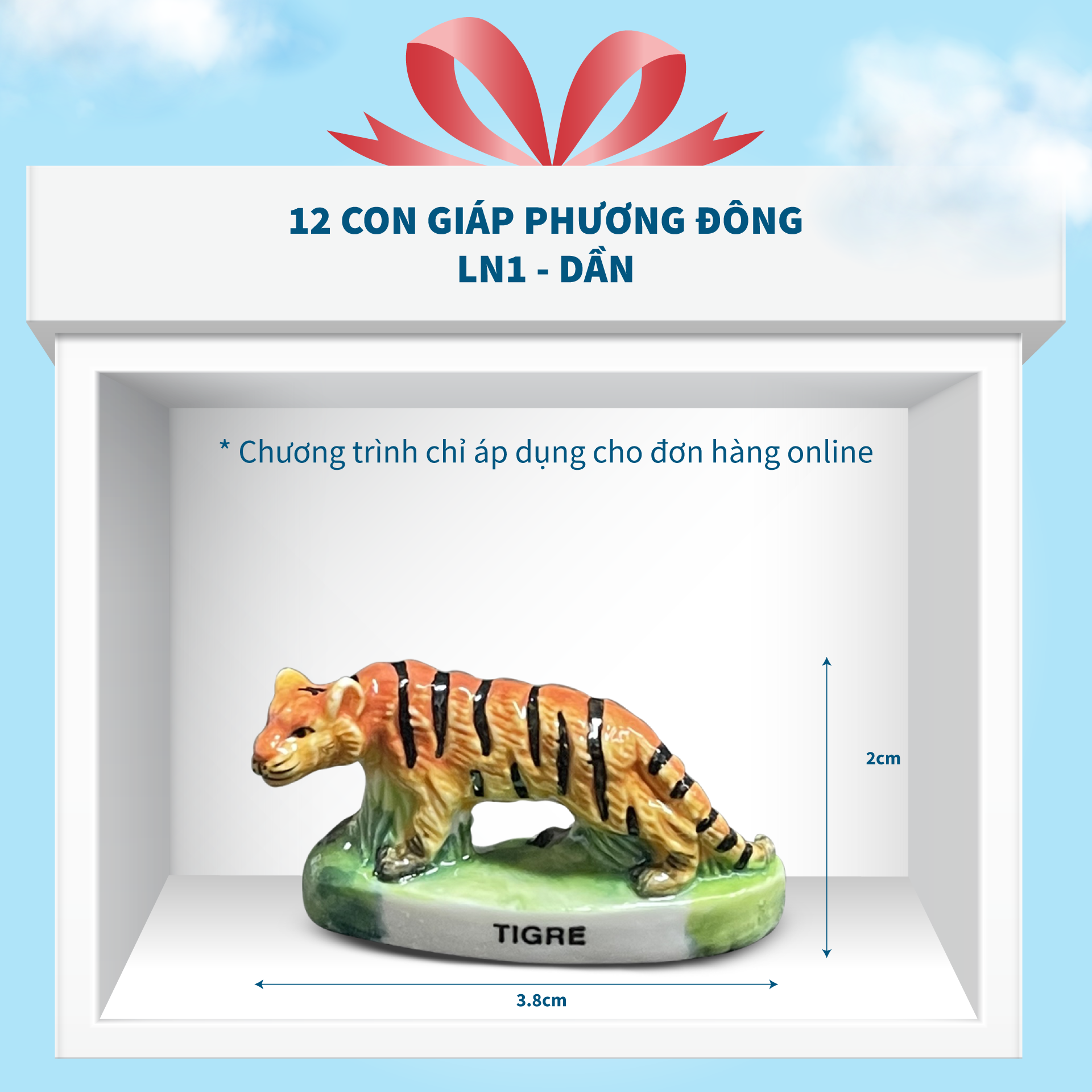 [GIÁ ƯU ĐÃI] Tượng Con Giáp Sứ Cao Cấp Minh Long