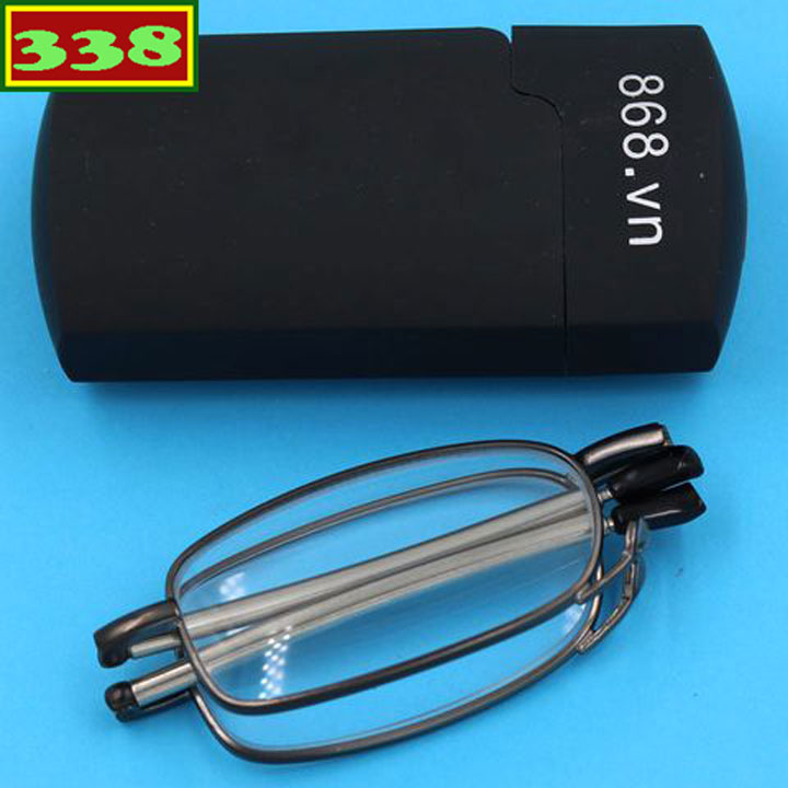 Kính gập 868 màu xám tròng lão 1.5 độ