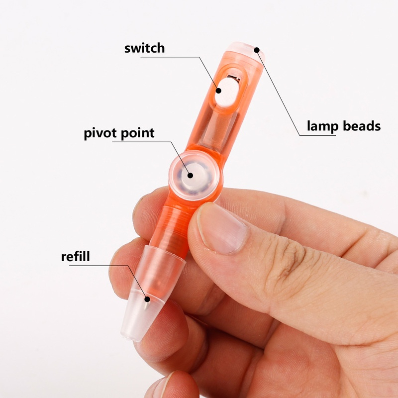 Bút Xoay Spinner Có Đèn Led Giúp Giảm Stress