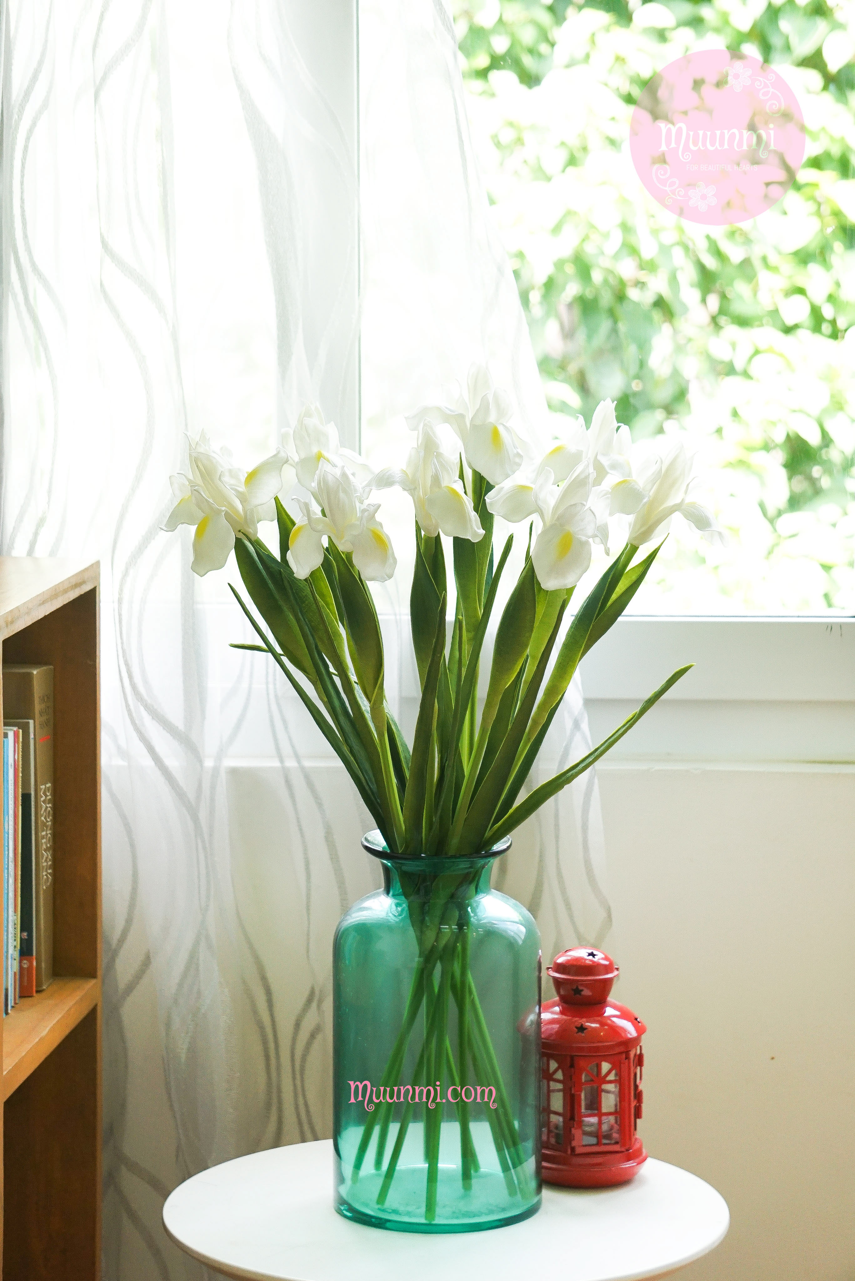 Hoa lụa 🌸 | Hoa DIÊN VĨ đẹp nhẹ nhàng thanh nhã ( 2 màu Vàng + Trắng)