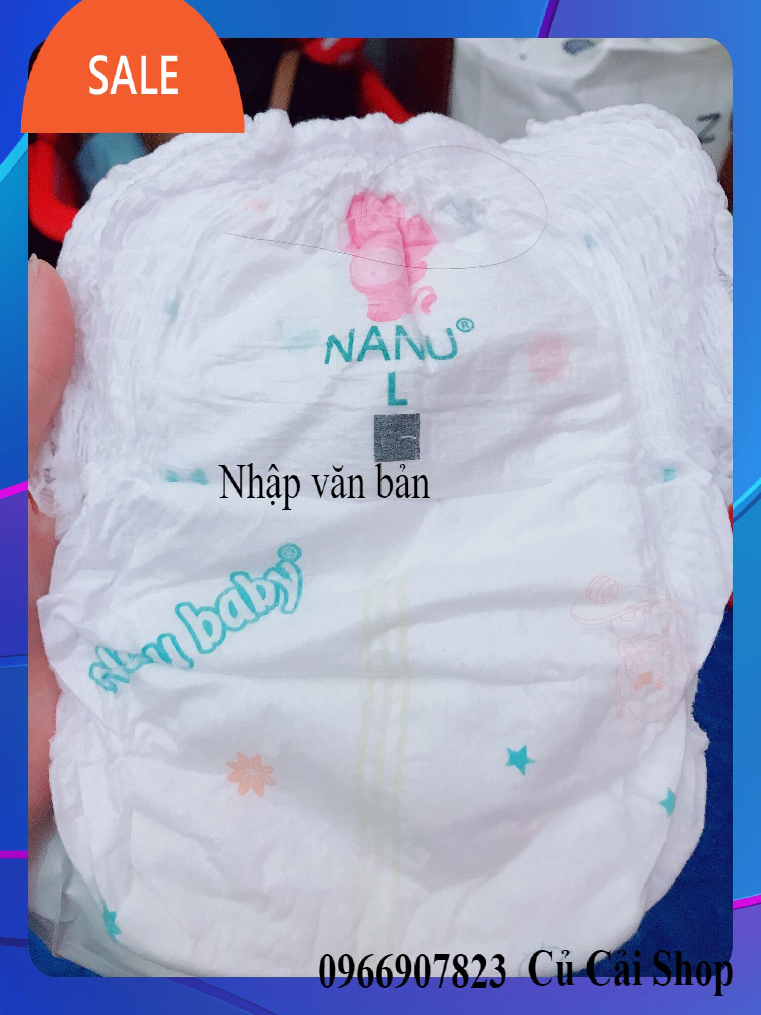 Combo 100 miếng bỉm nanu size M/L