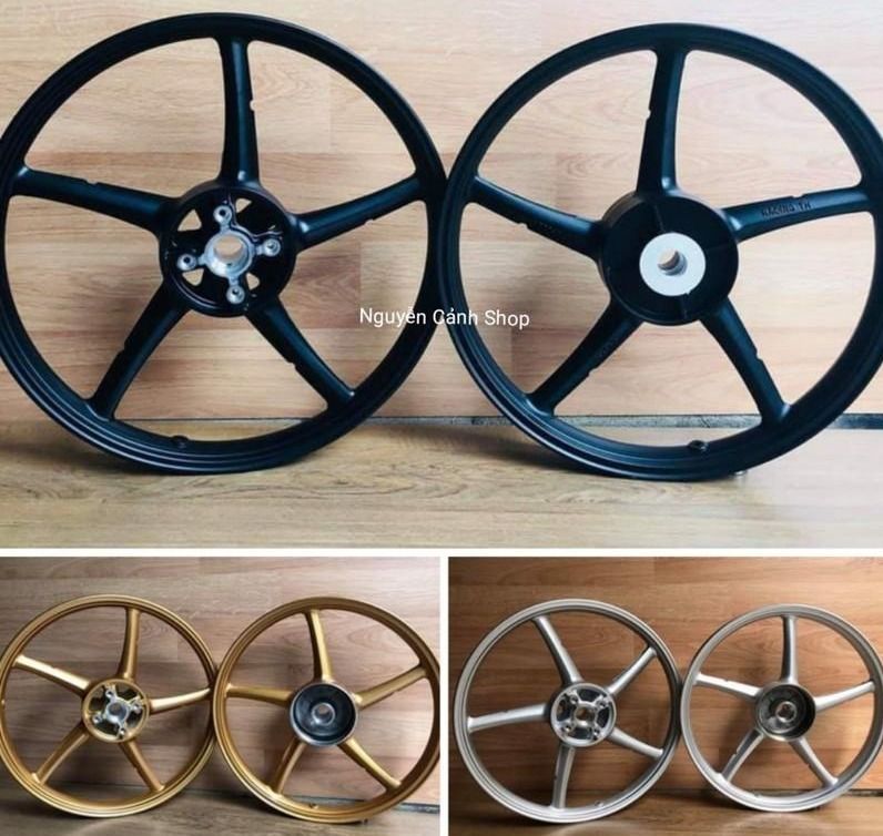 cặp mâm xe sirius 5 cây racing boy 1 đĩa