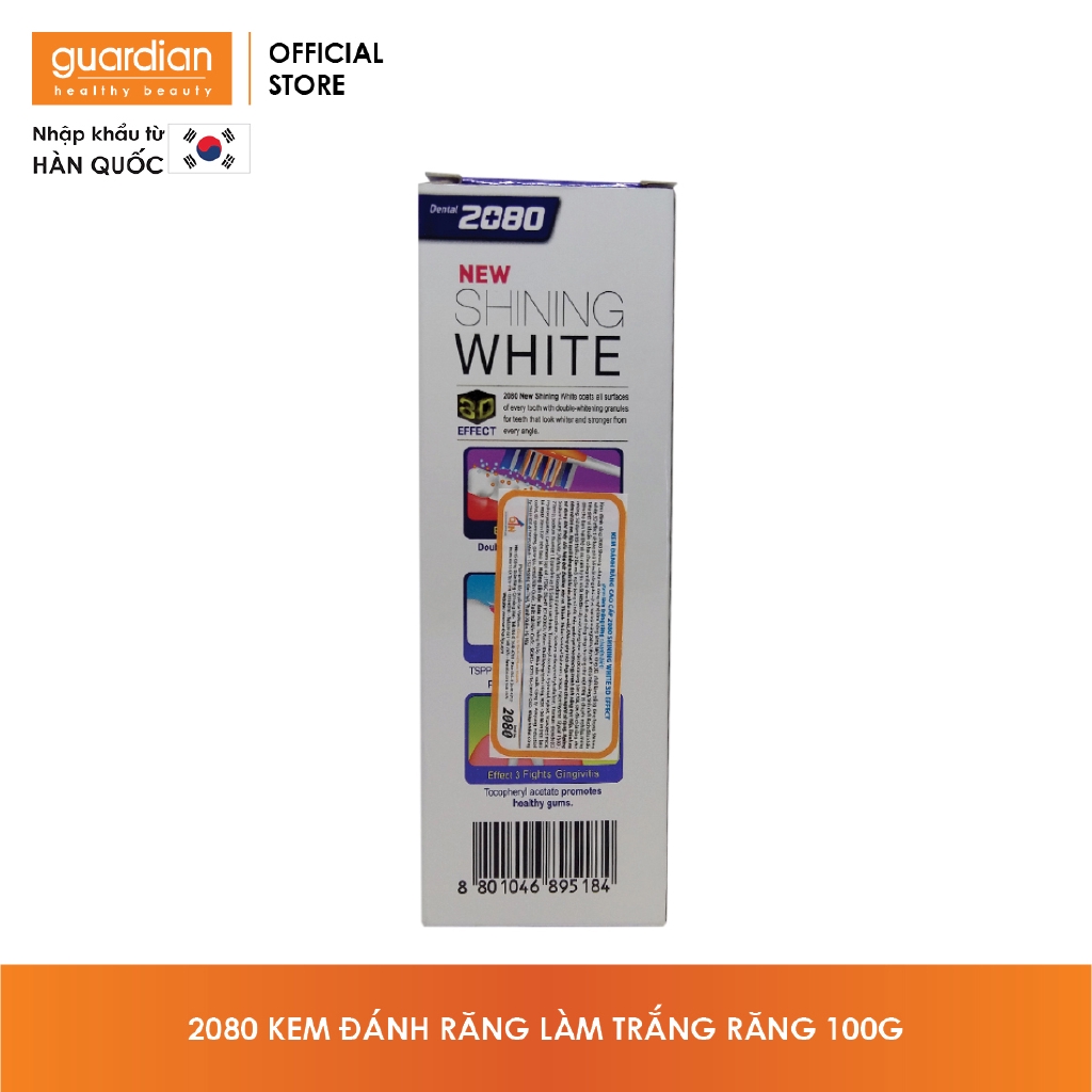 Kem Đánh Răng Làm Trắng Răng 2080 100Gr