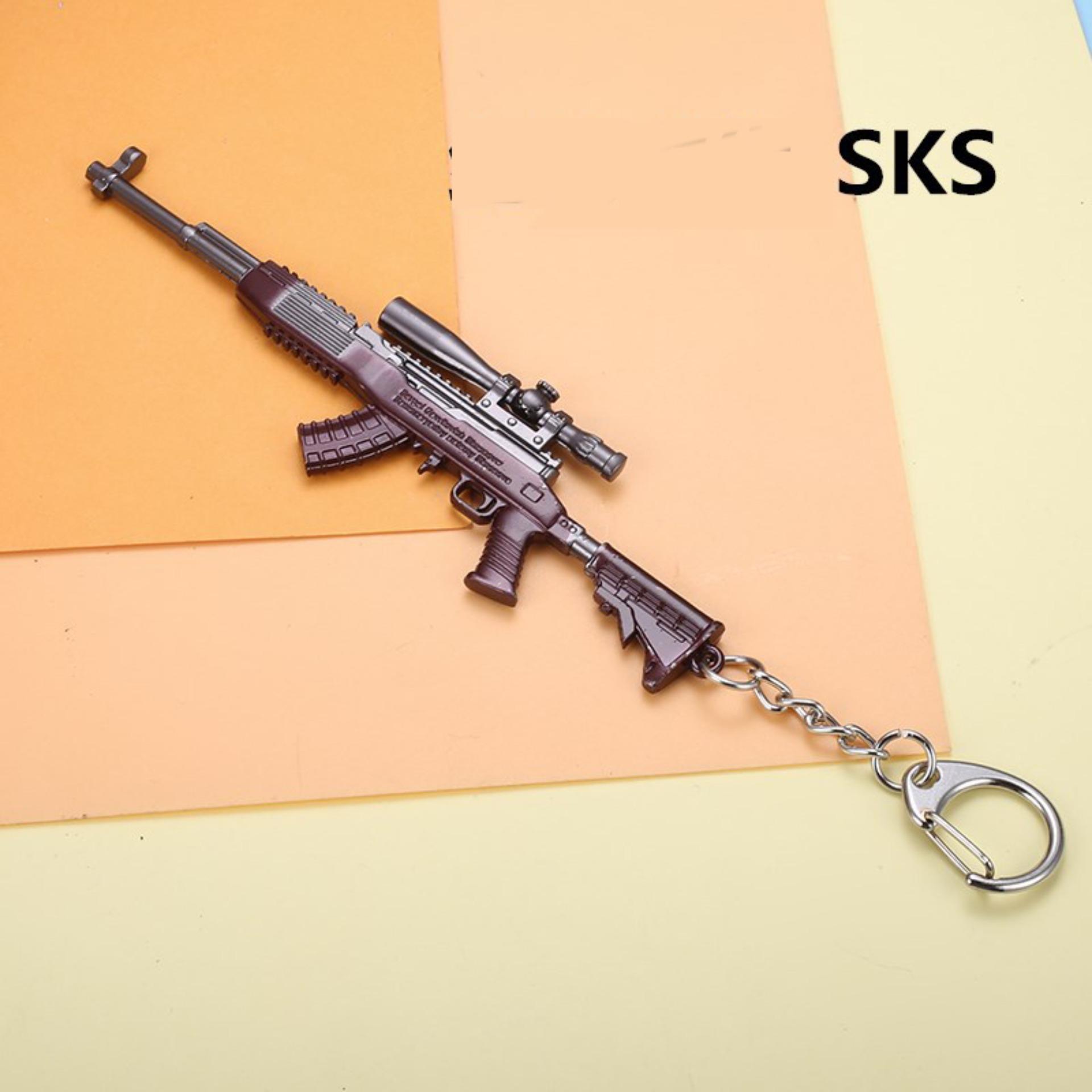 Móc Khóa SKS Game PUBG - Mô Hình Trưng Bầy Thép