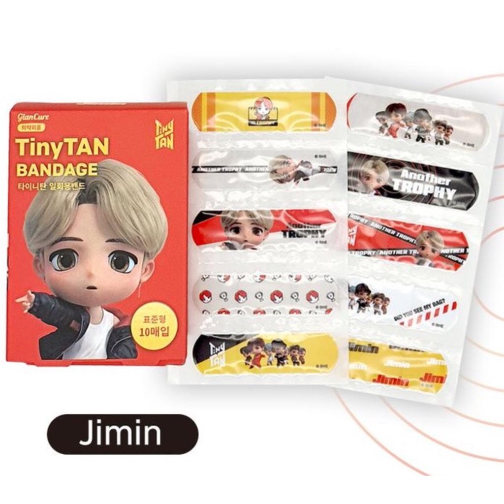 Băng cá nhân BTS Tiny Tan chính hãng Hàn Quốc