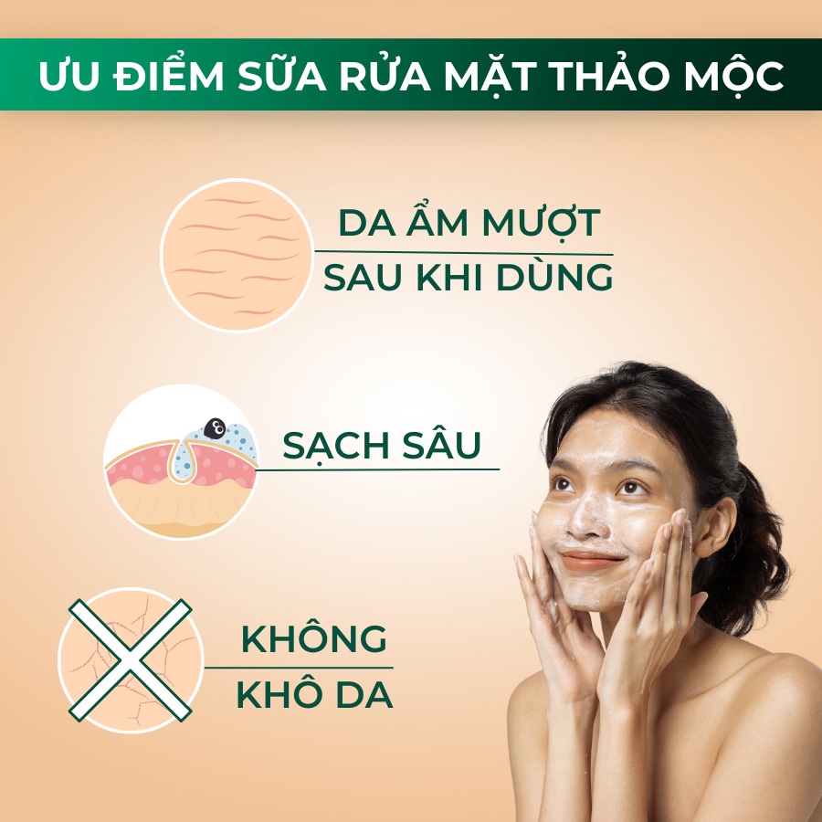 Sữa rửa mặt thảo mộc Jamizu 150ml