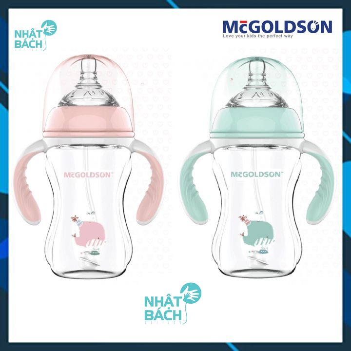 Bình sữa cổ rộng PP McGOLDSON 300ml