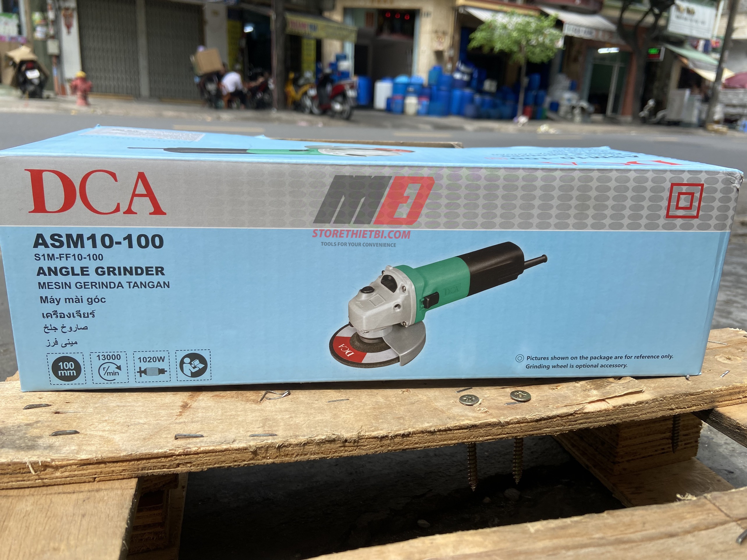 Asm10-100 Máy Mài Góc Có Điều Tốc 1020W Dca