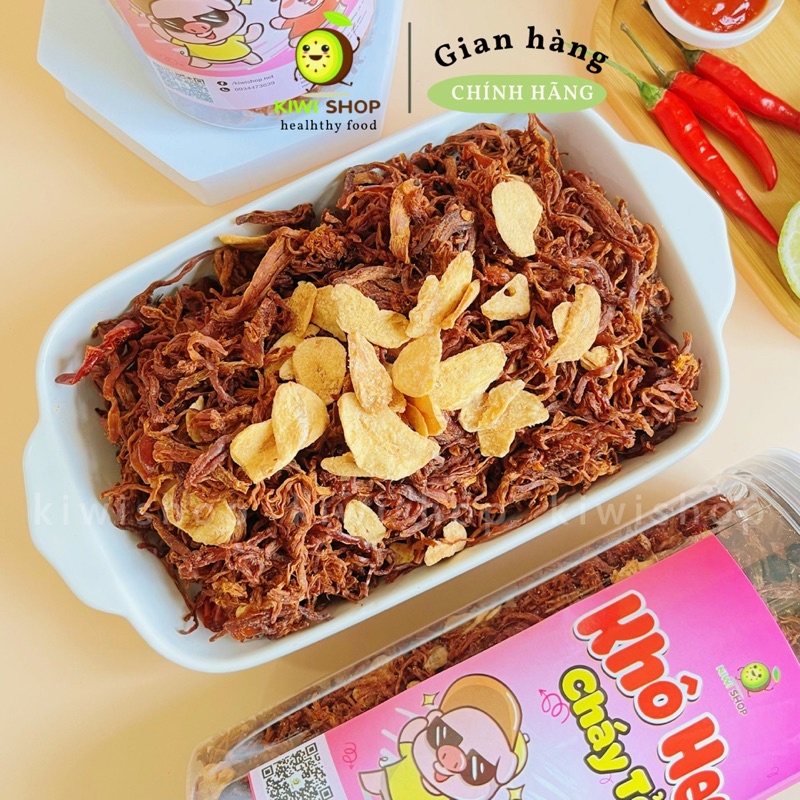 Khô Heo Cháy Tỏi Loại Ngon - Thơm Lừng *KIWISHOP*