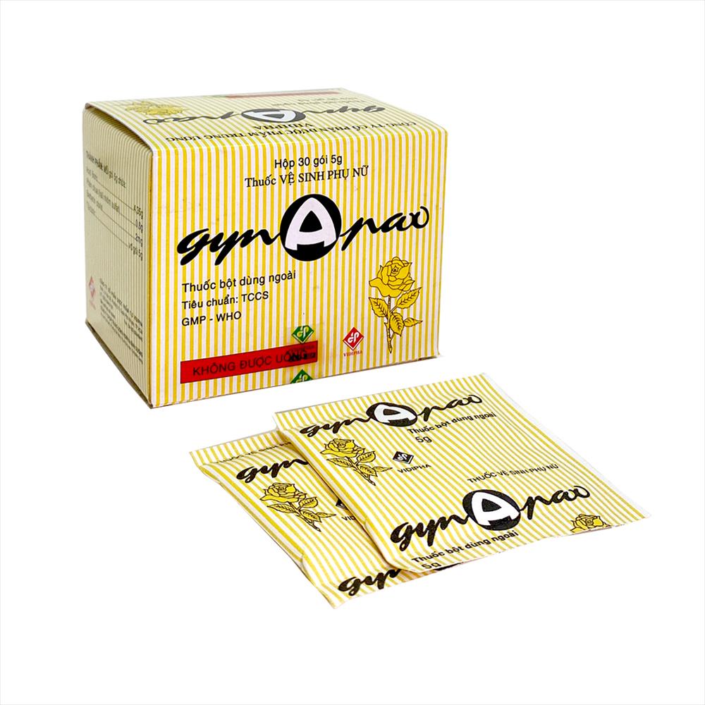 Bột Vệ Sinh Phụ Nữ Gynapax hộp 30 gói