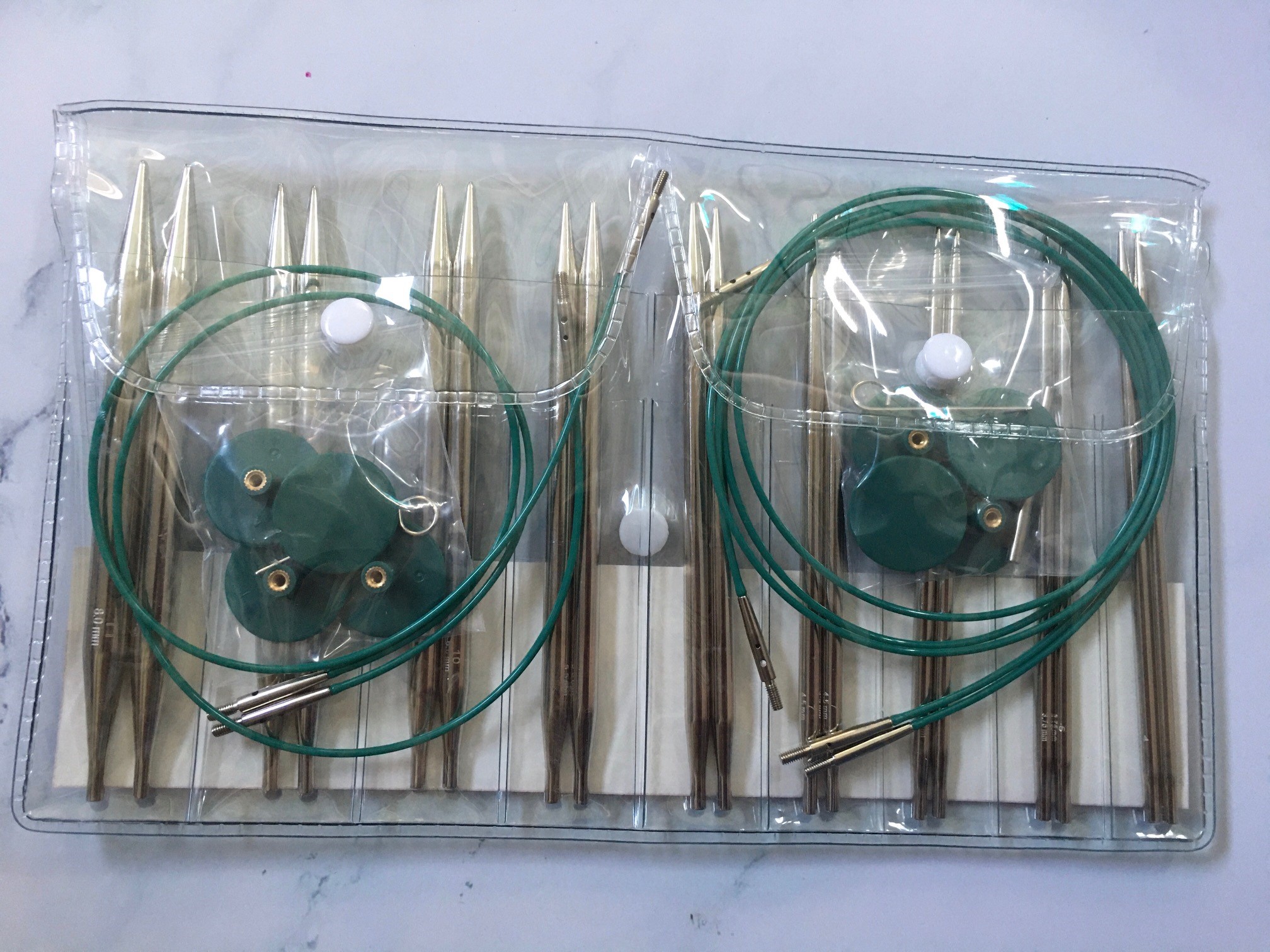 Bộ kim đan vòng Knitpicks Nickel Options Interchangeable Circular Set