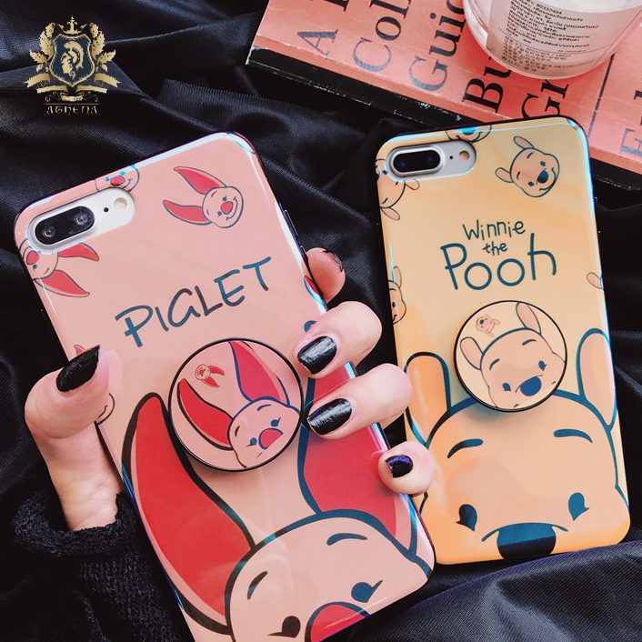 Ốp lưng Iphone [CHƯA AI BÁN-VIDEO] Ốp lưng IP Gấu Pooh🐻-Thỏ Piglet🐰IP6plus/6Splus/7plus/8plus/IPX/IPXs