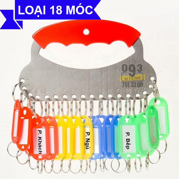 Móc Chìa Khóa Đa Năng Ví Đựng Chìa Khóa Hộp chìa khóa 18 cái 28 cái Móc Treo Kèm Thẻ Ghi Nhớ, Tay Cầm Giữ Chìa Khóa