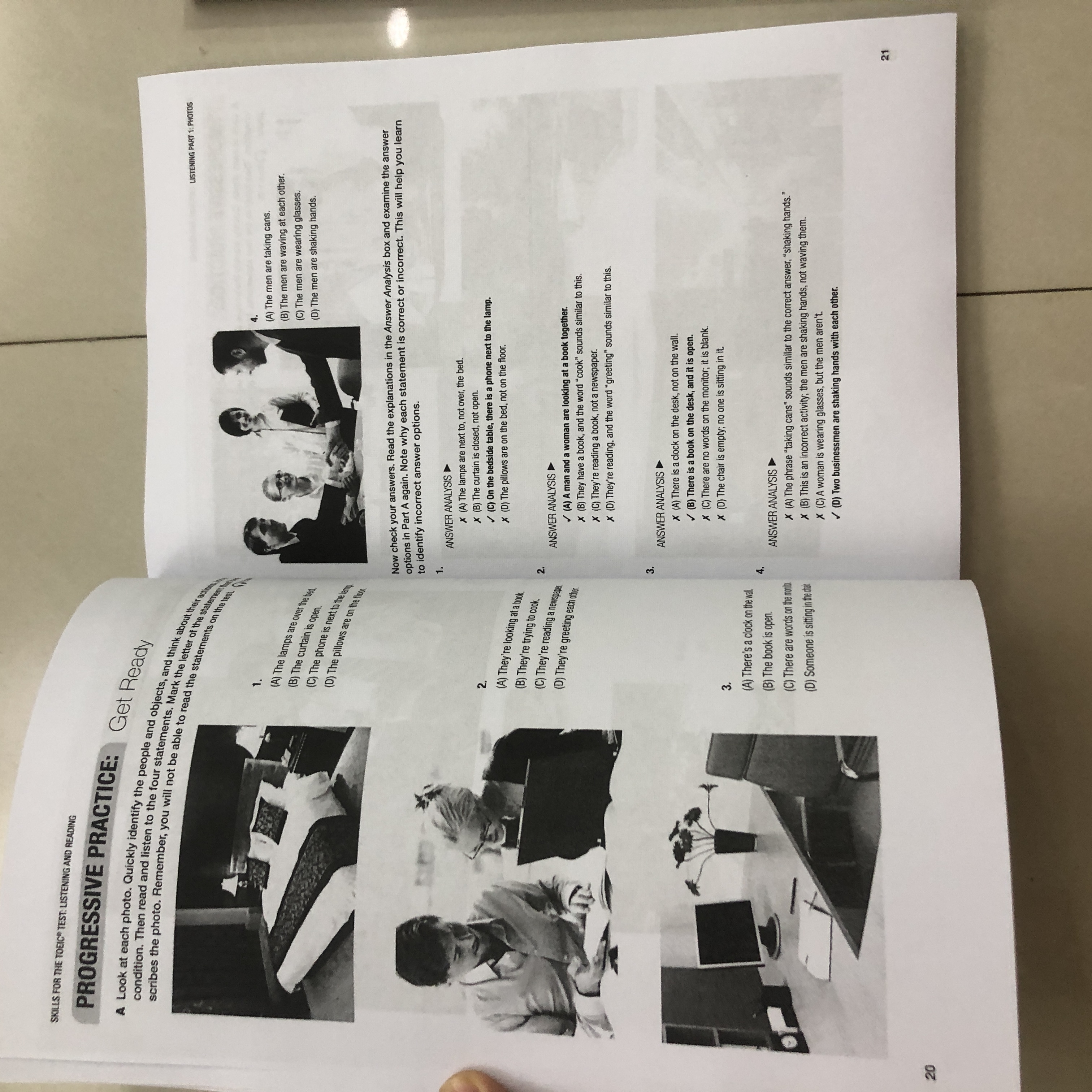 Bộ sách Skills For The TOEIC Test 4 kĩ năng (File nghe được gửi qua mail)
