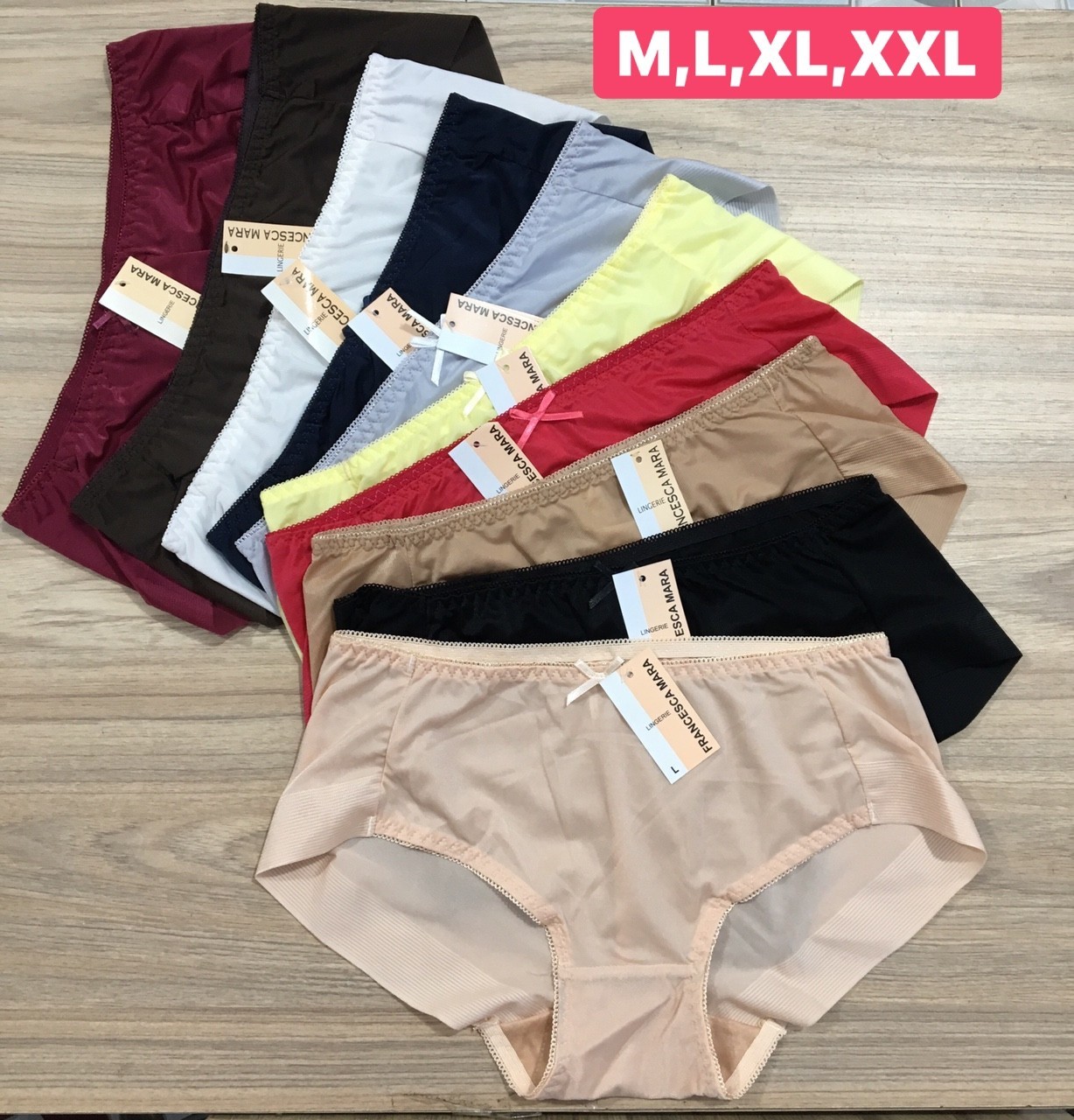 Combo 5 Quần lót nữ không viền vải voan Hàn cao cấp Thanh Lingier