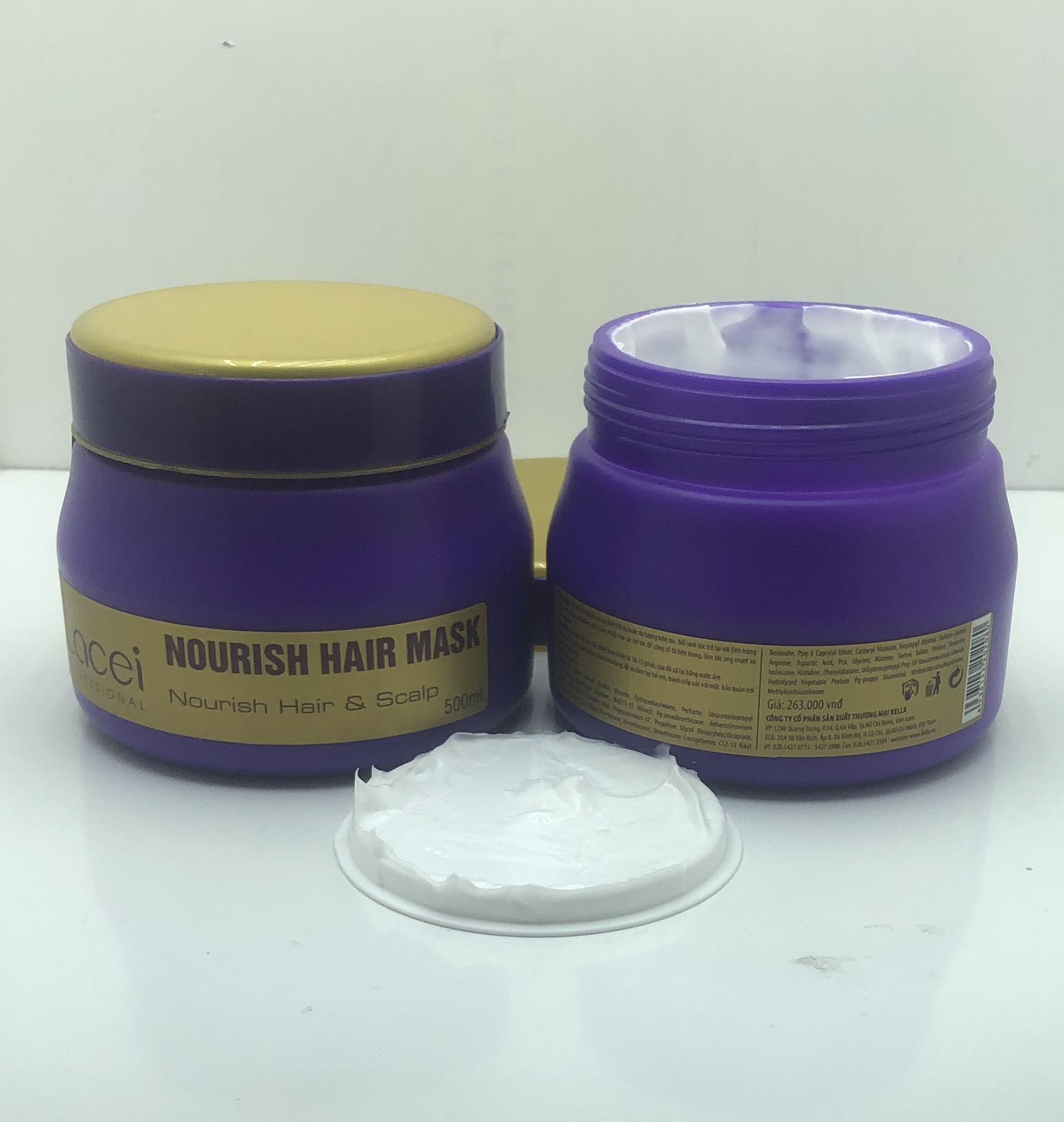 Hấp Lacei Kem Ủ Tóc Lacei Hair Damaged Treatment 500ml