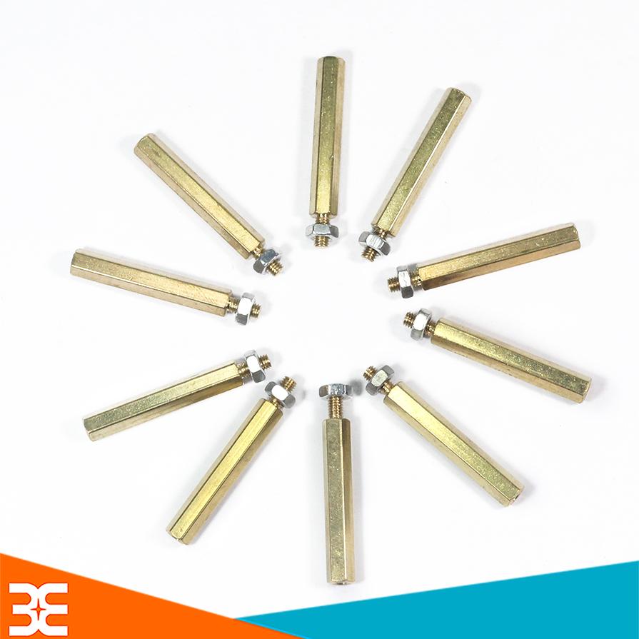 Combo 10 cọc đồng 3Cm và 10 ốc 3mm