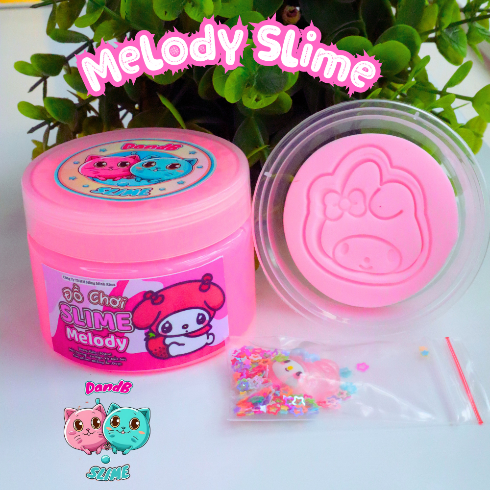[Hot Trend] DIY Melody/ Đồ Chơi Slime Sanrio/ Kèm Charm Sanrio/ Slime Basic và Đất sét Dễ Thương