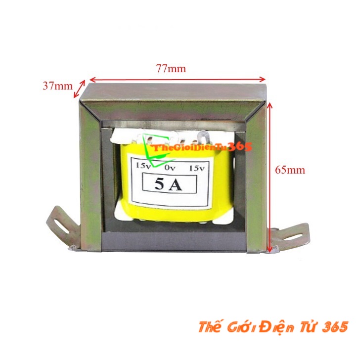 Biến Áp Đối Xứng 15V 5A