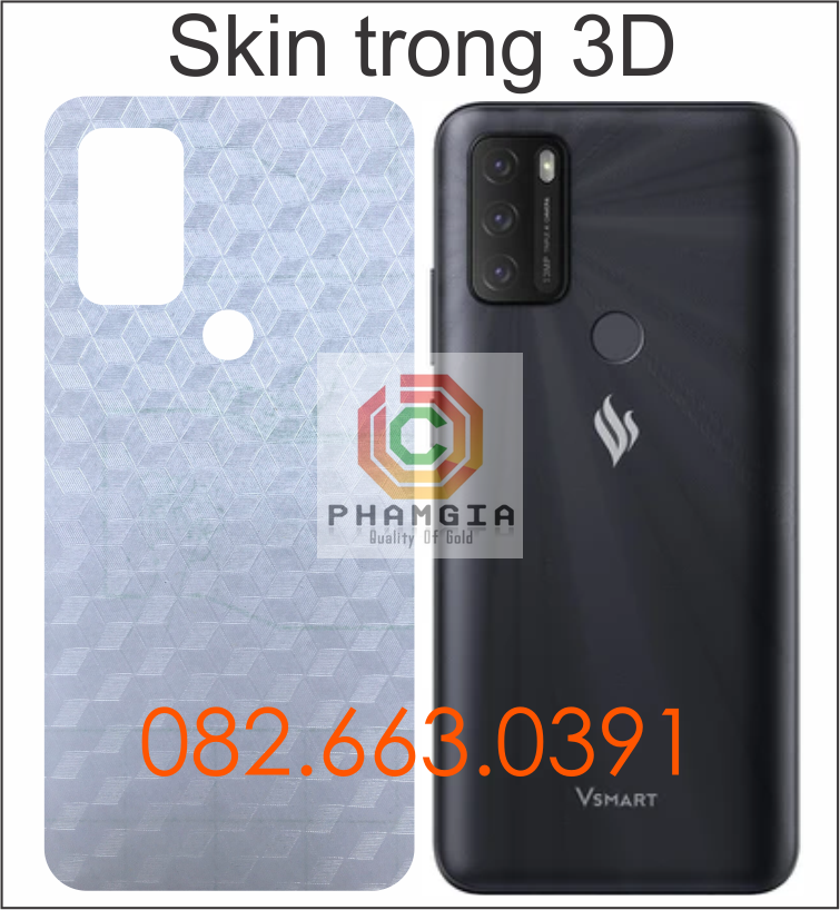 Miếng dán mặt lưng skin carbon Vsmart Star 5
